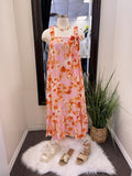 Perry Water Printed Pink Dress