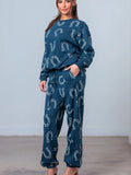 Horse Shoe Print Jogger Set