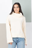 Renee Cowl Neck Sweater-Cream