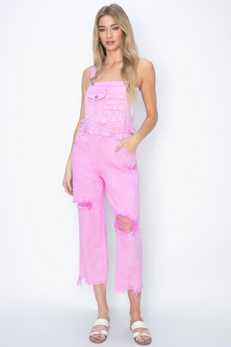 Dark pink overalls shops