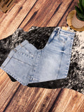 Risen H/R Barrel Cuffed Jeans-Light