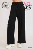 Bex Half Zip Cap Sleeve Set-Black