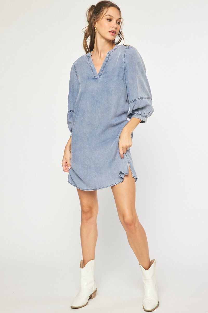 Sawyer Denim Dress – Missy's Boutique Sawyer Denim Dress – Missy's Boutique