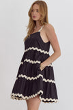 Wren Rick Rack Trimmed Dress