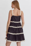 Wren Rick Rack Trimmed Dress