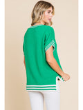Shalee Sweater Top-Green