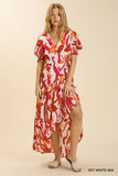Camila Floral Print Wrap Dress