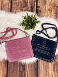 Boot Stitch Western Crossbody