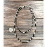 Handmade 20" Navajo Bead Necklace