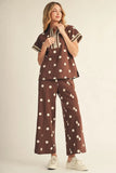 Cate Polka Dot Pants Set