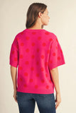 Jodi Polka Dot Knit Top