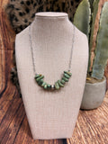 Chunky Turquoise Stone Necklace