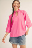 Izzy 3/4 Sleeves Top