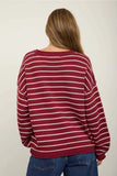 Kimbren Stripe Crew Neck Sweater