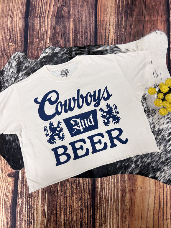 Cowboys and Beer Tee