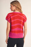 Ellie Zebra Sweater Top