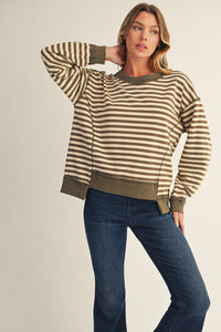 Harper Striped Sweatshirt