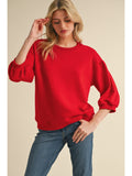 Calvary Drop Shoulder 3/4 Sleeve Sweatshirt