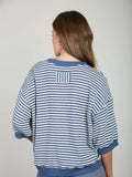 Paige Textured Stripe Knit Top