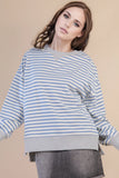Lori Striped Oversized Sweatshirt
