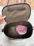 Leather Tooled Toiletry Case