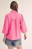 Izzy 3/4 Sleeves Top