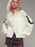 Codie Western Horse Intarsia Cardigan