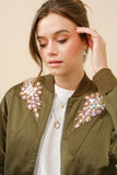 Jenna Embellished Bomber Jacket