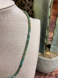 Turquoise Disc Necklace