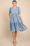 Dali Denim Midi Dress