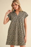 Liz Leopard Dress