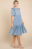 Dali Denim Midi Dress