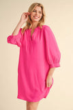 Mari Solid Pocket Dress