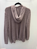 Bren Super Soft Hooded Cardigan-Mocha