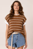Malia Stripe Knit Top