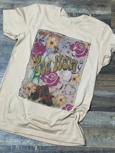 Yeehaw Floral Tee