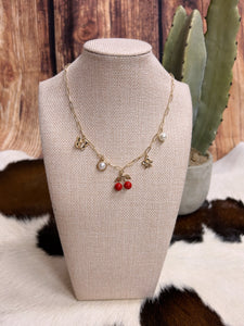 Cherry Rush Charm Necklace