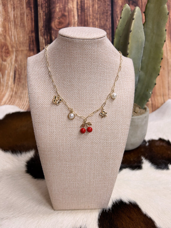 Cherry Rush Charm Necklace