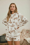 Jaycee Western Print Pants Set