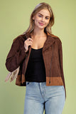 Sienna Faux Suede Western Jacket