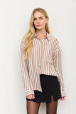 Wren Stripe Button Down Shirt