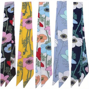 Floral Print Twilly