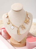 Western Cowgirl Charm Necklace