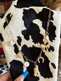 Western Cowgirl Charm Necklace