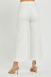Risen HW Tummy Control Crop Wide Jeans
