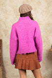 Lindsey Solid Sweater-Pink