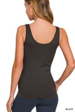 U/V Neck 2-way Seamless Tank Top