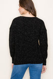 Layden Lurex Sweater-Black