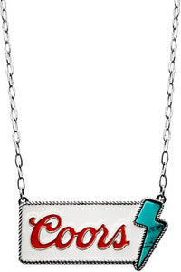 Coors Bar Logo Necklace