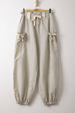 Blair Bow Detail Stripe Pants